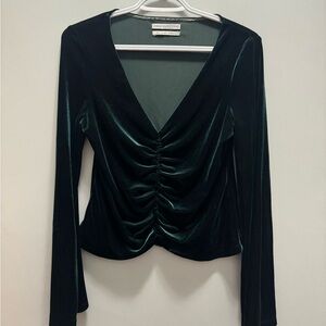 Urban Outfitters Velvet Blouse
